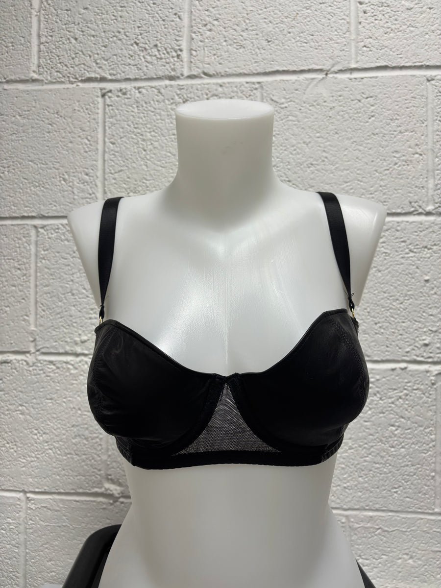 leather bra - 34D – Something Wicked Lingerie