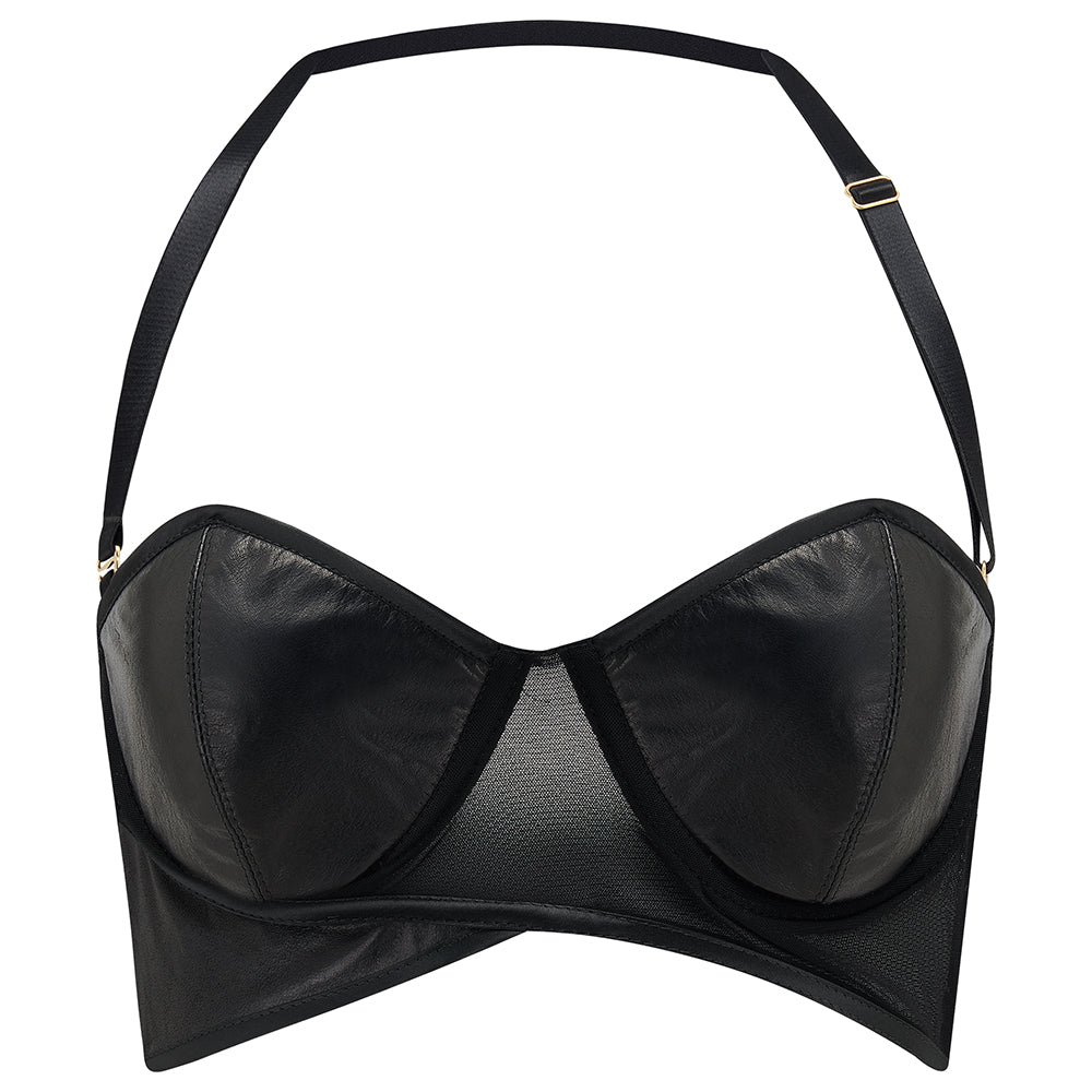 Layla Real Leather Balcony Bra Something Wicked Something Wicked layla-real-leather-balcony-bra-something-wicked-something-wicked