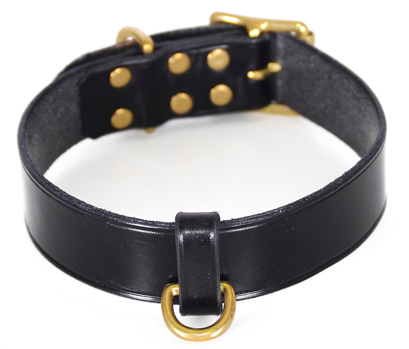 
                  
                    Load image into Gallery viewer, Mia Ouvert Brief with a Real Leather Collar
                  
                