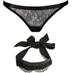 
                  
                    Load image into Gallery viewer, Annabel Ouvert Brief &amp;amp; Leather and Lace Blindfold
                  
                