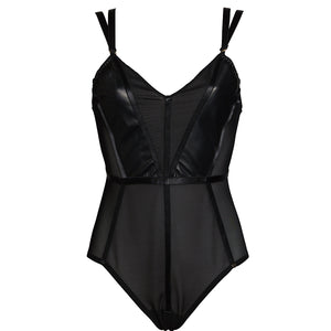 
                  
                    Load image into Gallery viewer, Vegan Leather Mia Bodysuit
                  
                