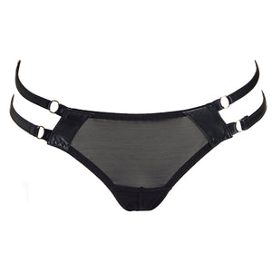 
                  
                    Load image into Gallery viewer, Vegan Leather Nina Ouvert Brief
                  
                