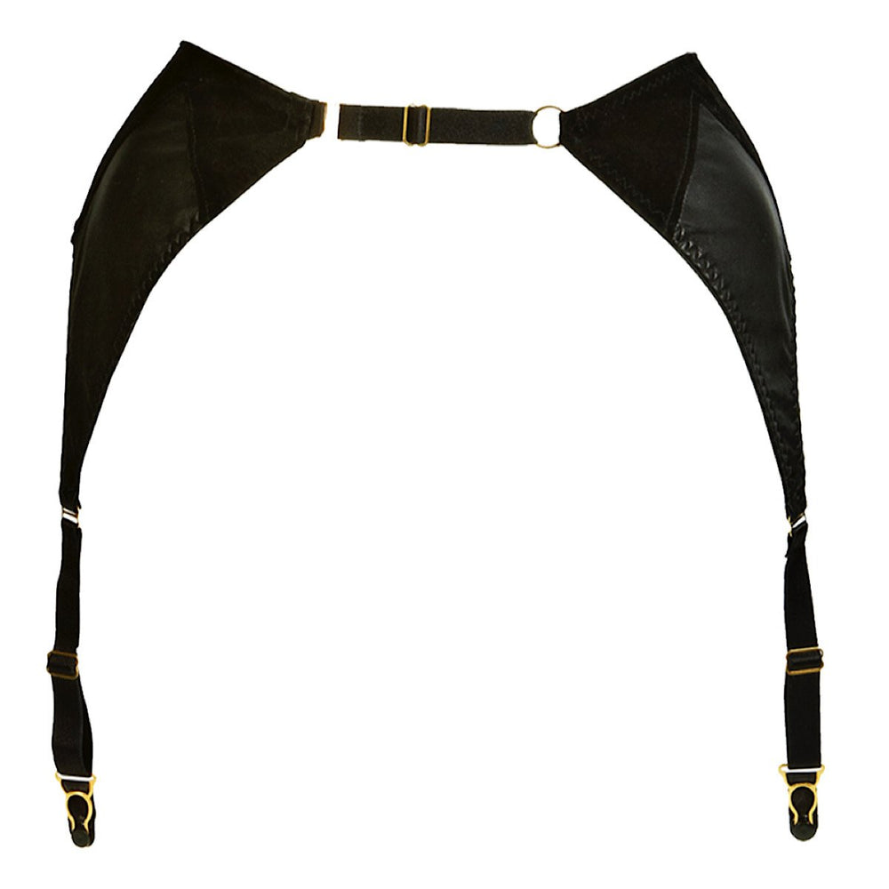 
                  
                    Load image into Gallery viewer, Ava Leather &amp;amp; Suede Suspender Belt
                  
                