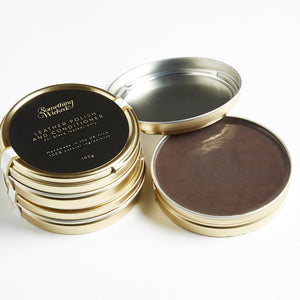
                  
                    Load image into Gallery viewer, 100% Natural ingredients are all you will find in this luxurious leather polish handmade from beeswax
                  
                