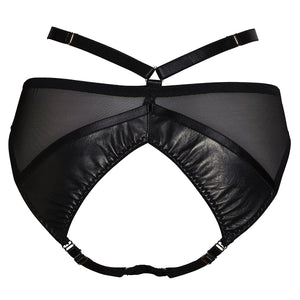 
                  
                    Load image into Gallery viewer, Mia Leather Ouvert Brief
                  
                