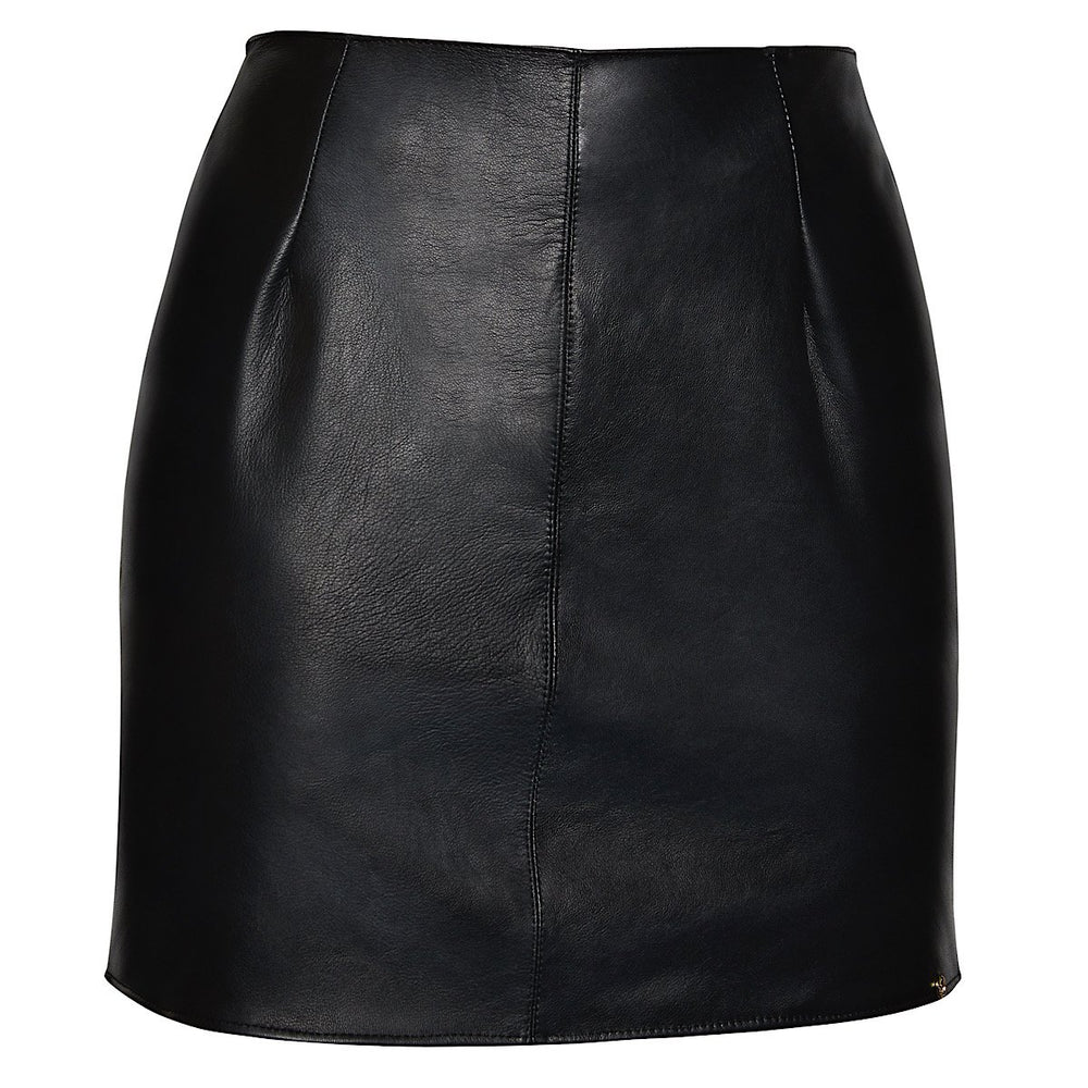 
                  
                    Load image into Gallery viewer, A stunning leather skirt handmade from the softest nappa, with a super flattering shape
                  
                