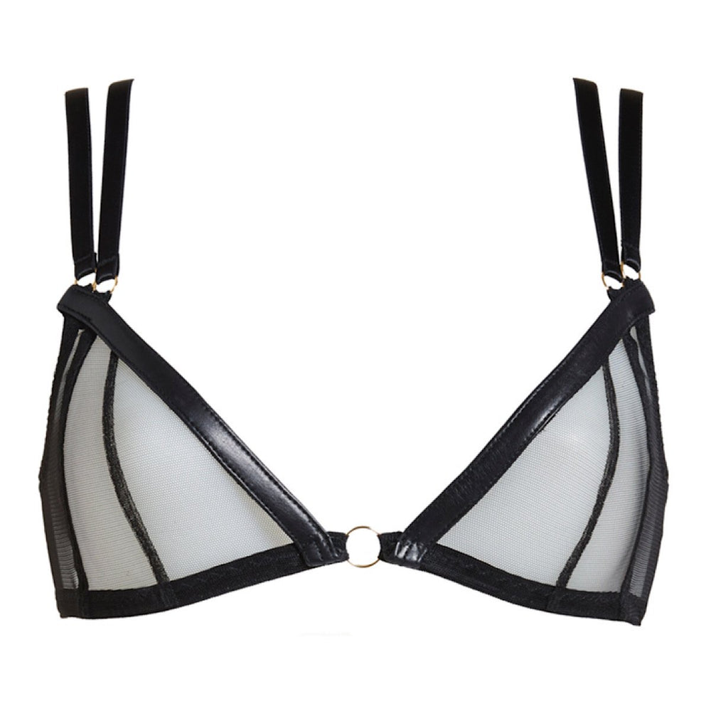 
                  
                    Load image into Gallery viewer, High end lingerie womens bralette in sheer material see through bra 
                  
                