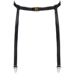 Real leather kinky suspender belt 