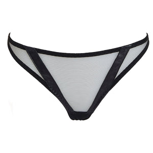 
                  
                    Load image into Gallery viewer, See through womens underwear in mesh with a thong back
                  
                