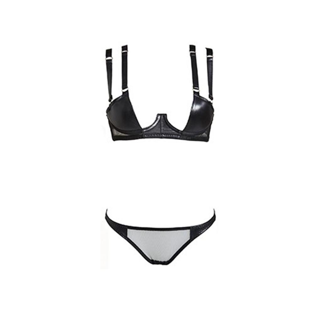 
                  
                    Load image into Gallery viewer, Nina Leather Demi Bra 5 Piece Gift Set
                  
                
